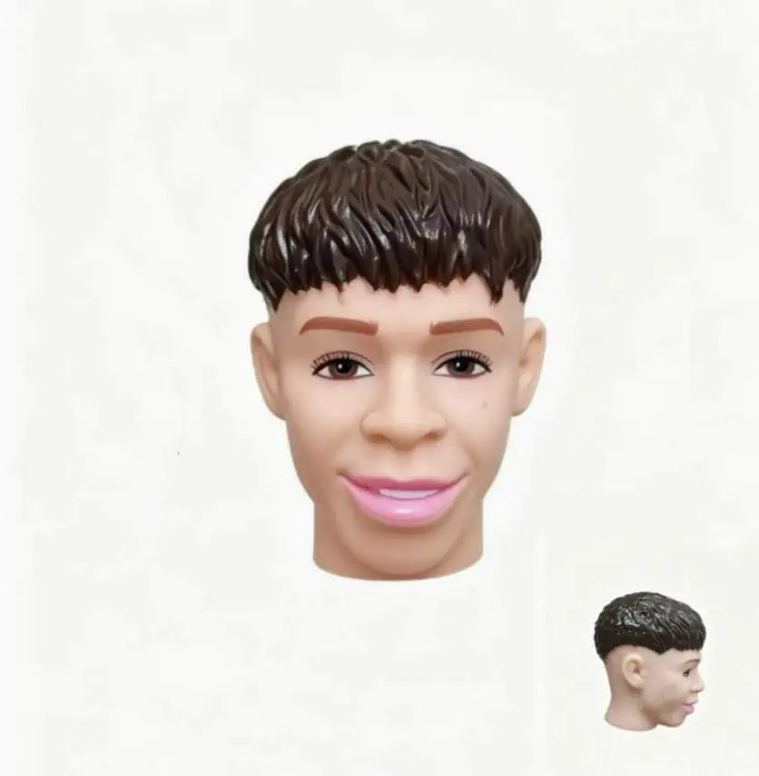 1/6 Scale European Boy Head Football Player Male Doll Heads for DIY Body Kids Toys Birthday Gifts