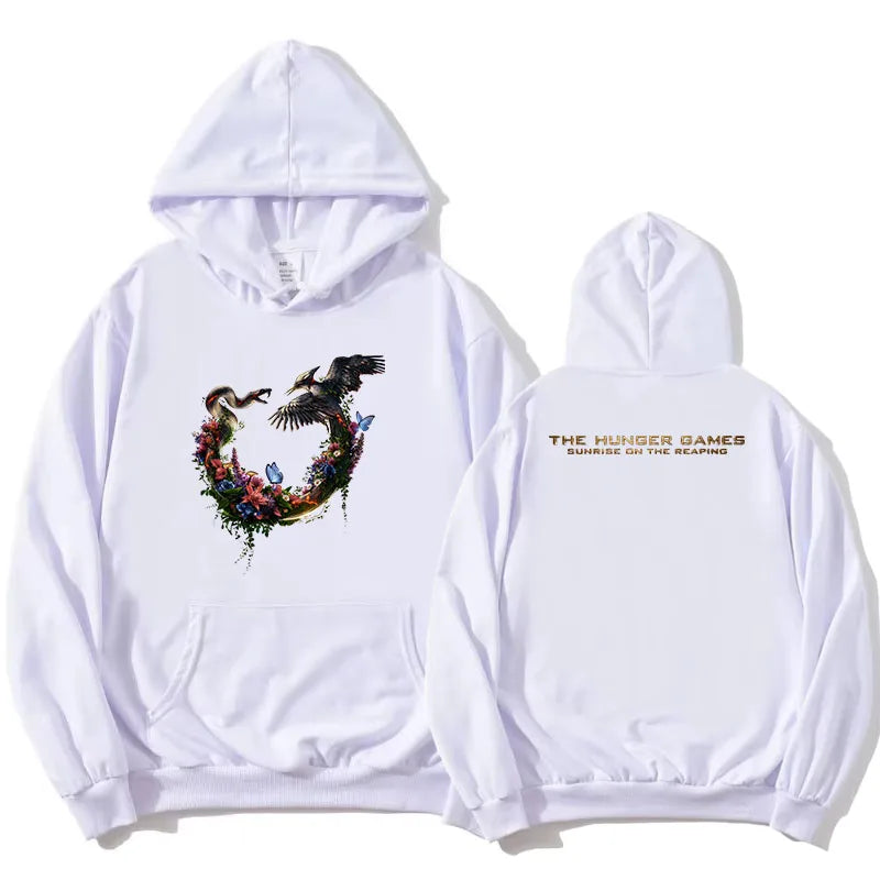 Unisex Streetwear The HungerGames Sunrise on The Reaping Hoodies Winter Warm Women Men Sweatshirt with Hooded Graphic Pullovers