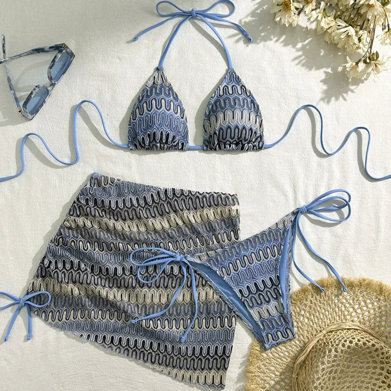 Sexy Bikinis 2026 Female Swimsuits Women's Three-Piece Swimwear Beach Swim Wear Bathing Suits Brazilian Bikini Set Pool Bather