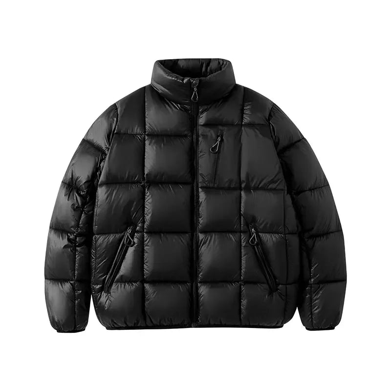 Winter Warm Men Jacket Coats Outdoor Leisure Parka Cotton-Padded Men's Pure Cotton Slim Warm Coat High Quality Street Parka Men