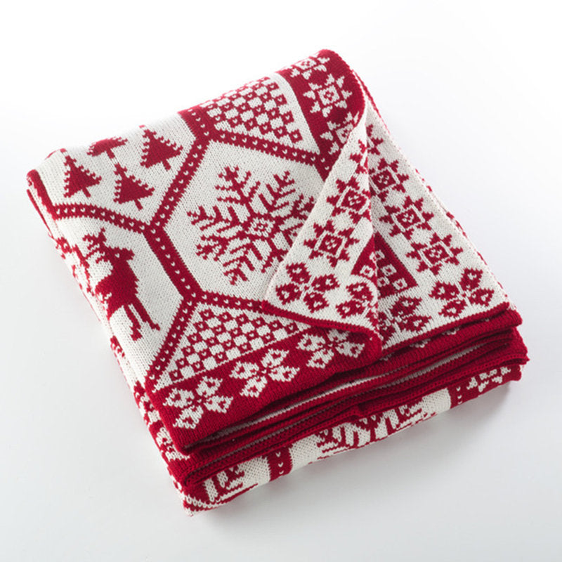 Sevan Collection Knitted Throw Blanket
