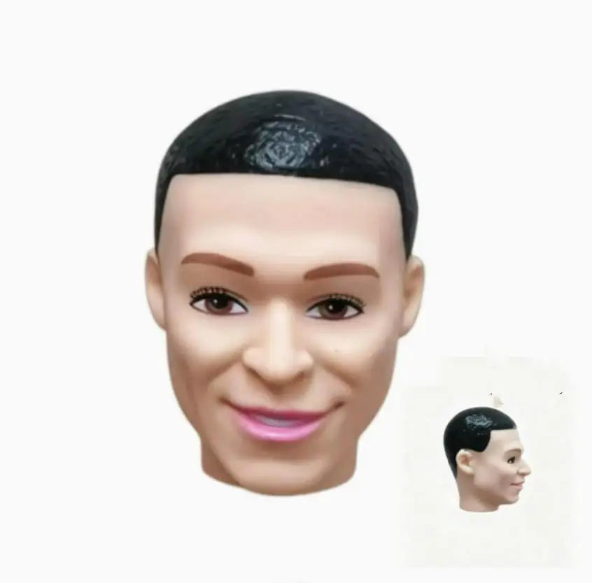 1/6 Scale European Boy Head Football Player Male Doll Heads for DIY Body Kids Toys Birthday Gifts