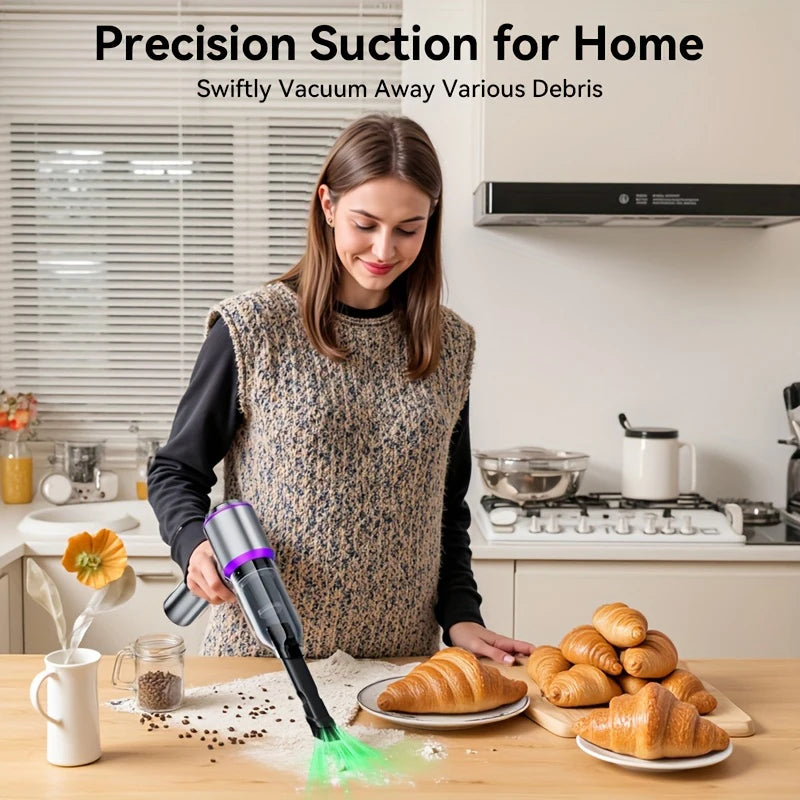 New Car Vacuum Cleaner 985000PA Strong Suction Powerful Wireless Portable Car Cleaner for Home Appliance Air Blower