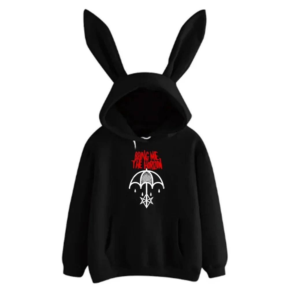 Bring Me the Horizon hoodies anime sweatshirt japanese anime 2000s cute harajuku pullover Aesthetic