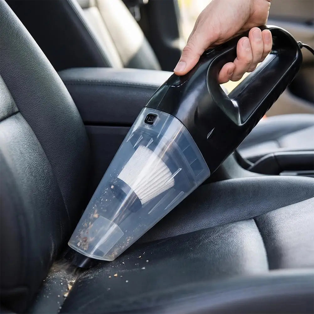 Portable Car Vacuum Cleaner Handheld Dust Buster Wet Dry Dual Use Strong Suction Mini Dust Collector Automotive Cleaning Tools