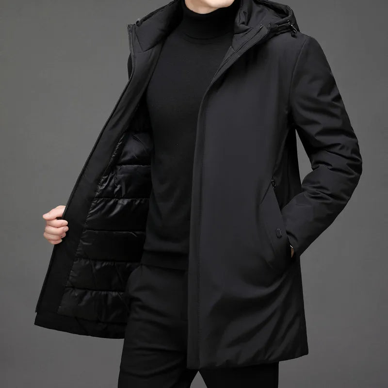 2026 new arrival winter jacket fashion Parka coat men thick warm mens classic windproof male mens fashion Parkas full size M-4XL