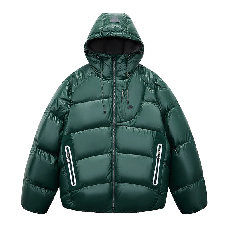 Men's Lightweight Down Jacket - Urban Commute & Outdoor Hybrid Puffer with Freedom of Movement & Windproof Design