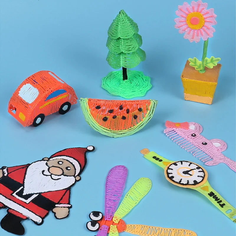 Low Temp Safe 3D Printing Pen for Kids Cordless Wireless Design with PLA Filament Burn Free 3D Pen Art Toy for Birthday Gift