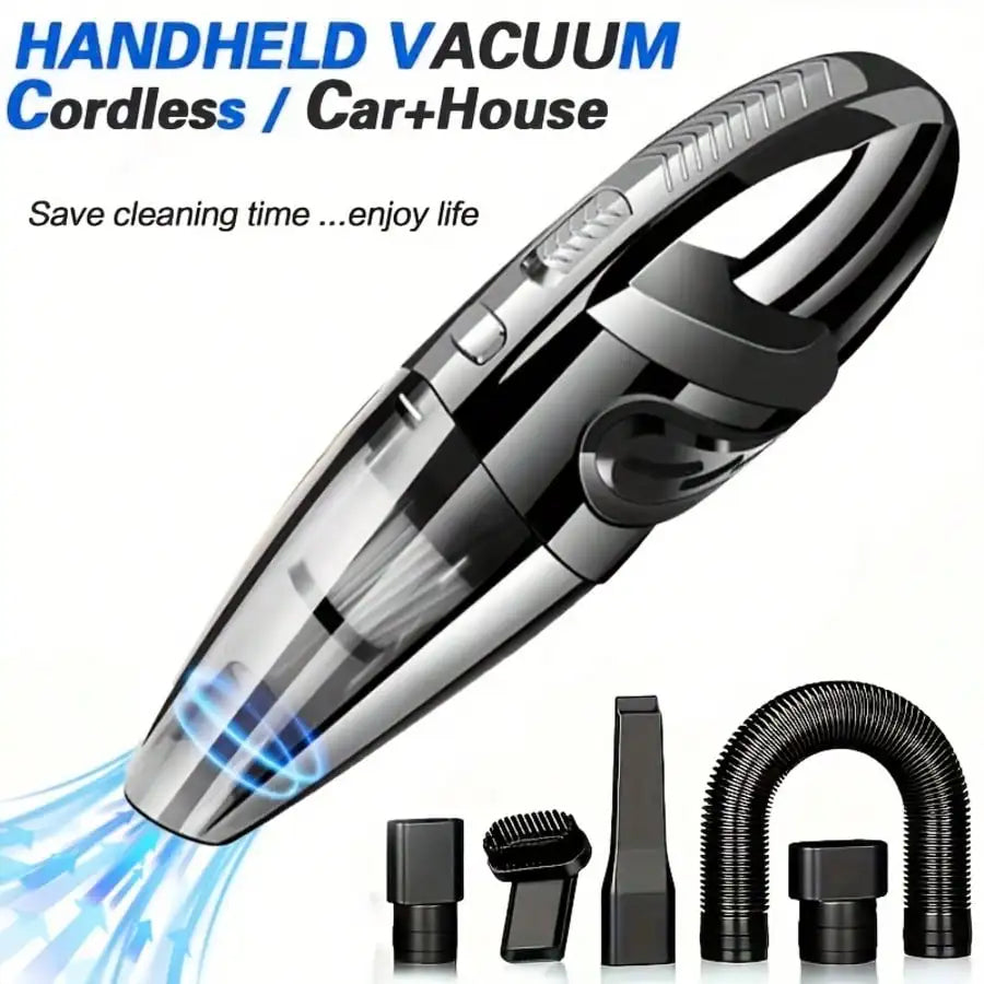 Mini Vacuum Cleaner Cordless Handheld, Rechargeable Portable Car Vacuum With LED Light, Small Lightweight Hand Vacuum For Home, Pet Hair, Dust, Sofa, USB Charging