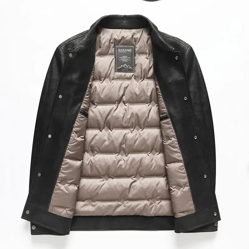 2026 Autumn/Winter Men thickened down jackets Fashion Trendy Warm Comfortable Versatile Casual High Quality Down Jacket male