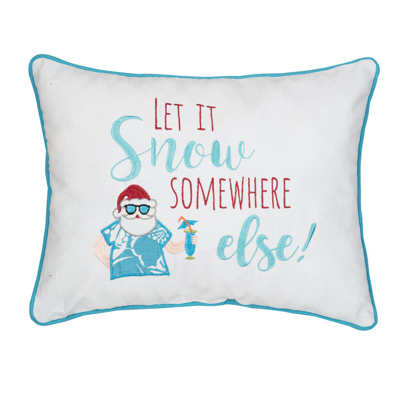 Shabaz Embroidered Cotton Throw Pillow
