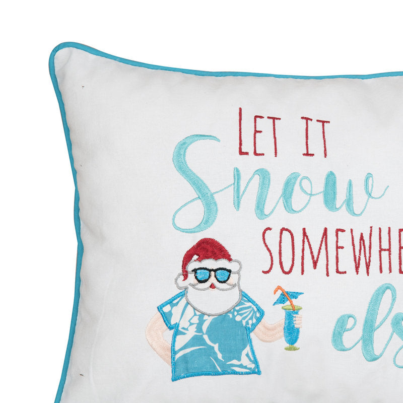 Shabaz Embroidered Cotton Throw Pillow
