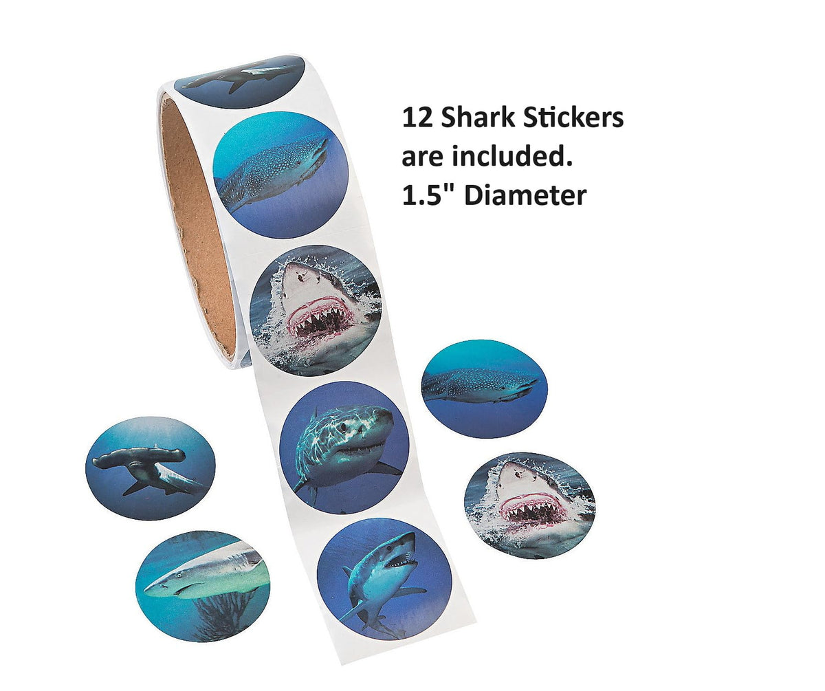 Small Shark Cupcake Kit (ideal for 24 cupcakes)