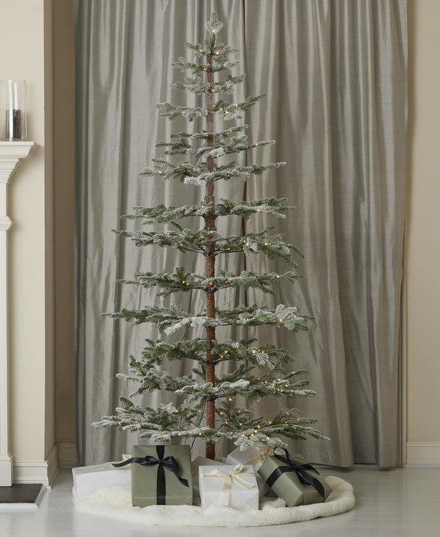 7.5 Foot Sierra Pine Lightly Flocked Christmas Tree with 300 Warm White LED Lights