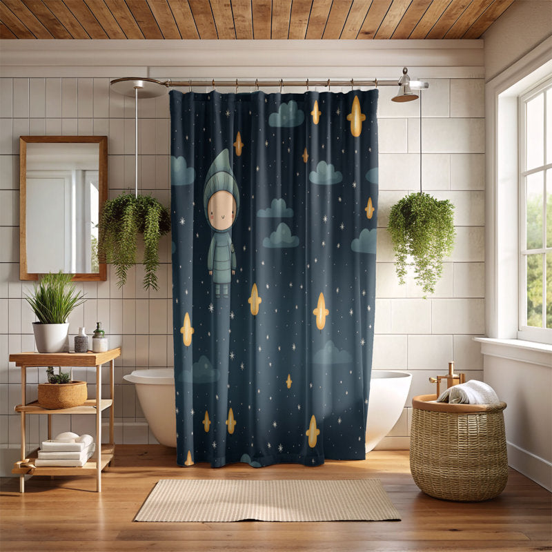 Silent Night - Premium Shower Curtain