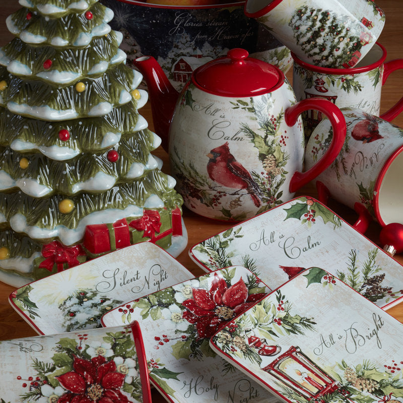 Silent Night 16Pc Dinnerware Set