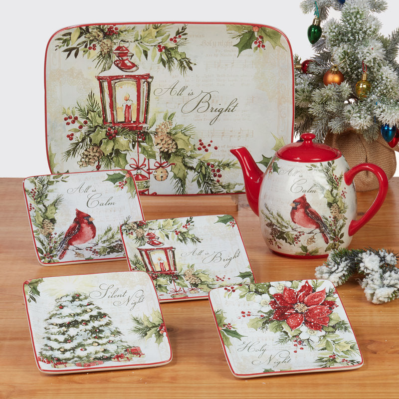 Silent Night 16Pc Dinnerware Set