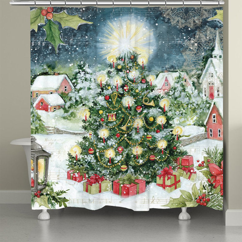Silent Night Shower Curtain
