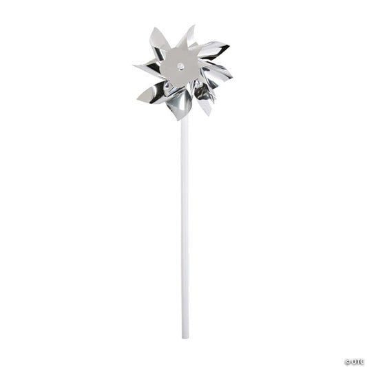 Silver Pinwheels - 36 Pc.
