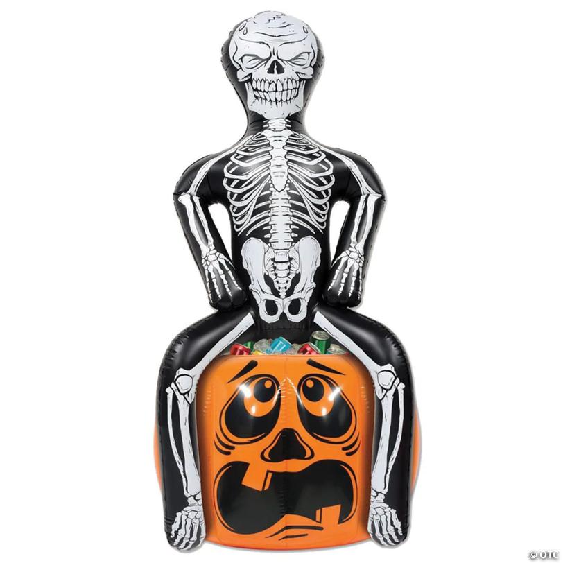 Skeleton Inflatable Cooler Halloween Decoration