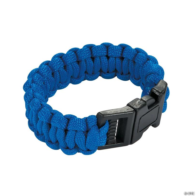 Small Blue Paracord Bracelets - 6 Pc. | USA Decoration®