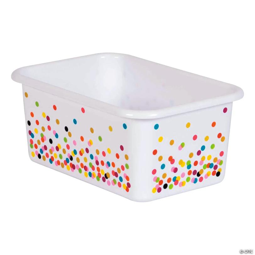 Small Confetti Storage Bin