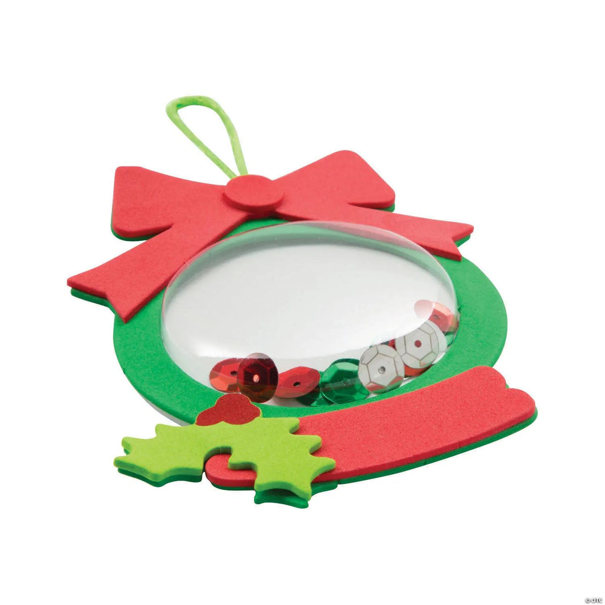 Snow Globe Photo Ornament Craft Kit - Makes 12