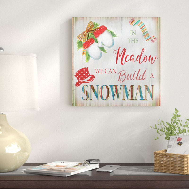 Snow Mittens - Matted and Framed Under Acrylic Glass, Large Living Room Wall Art