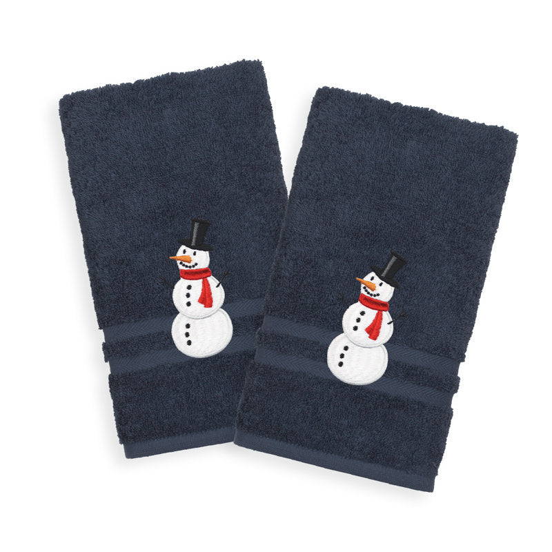 Snowman Turkish Cotton Hand Towel