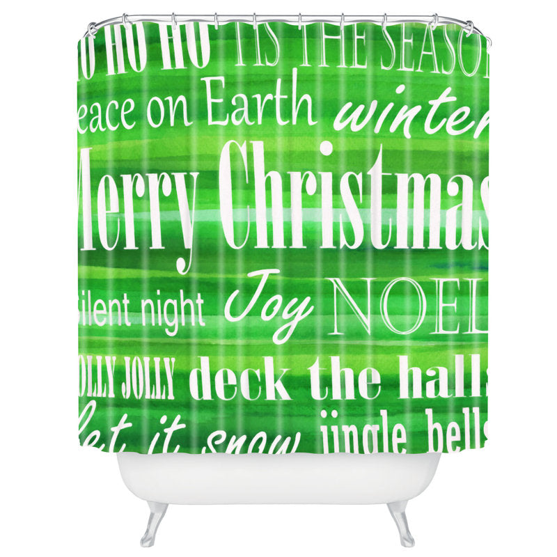 Sophia Buddenhagen Christmas Modern Shower Curtain