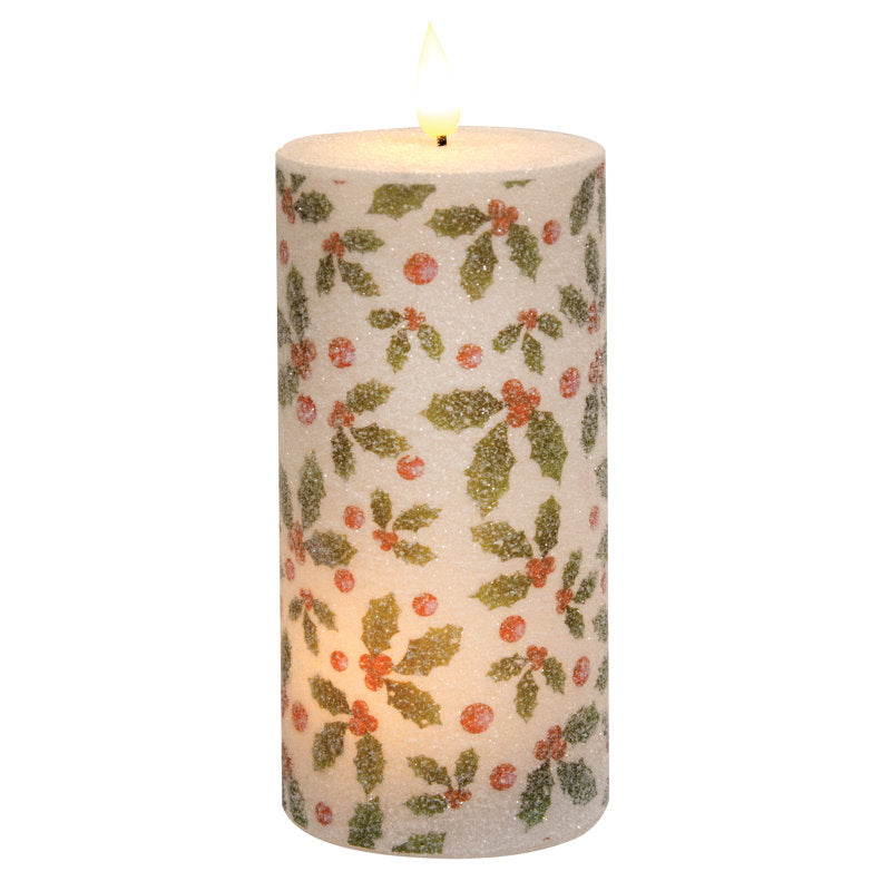 IMC electric antique bronze candle w/LED bulb and timer - set of 6