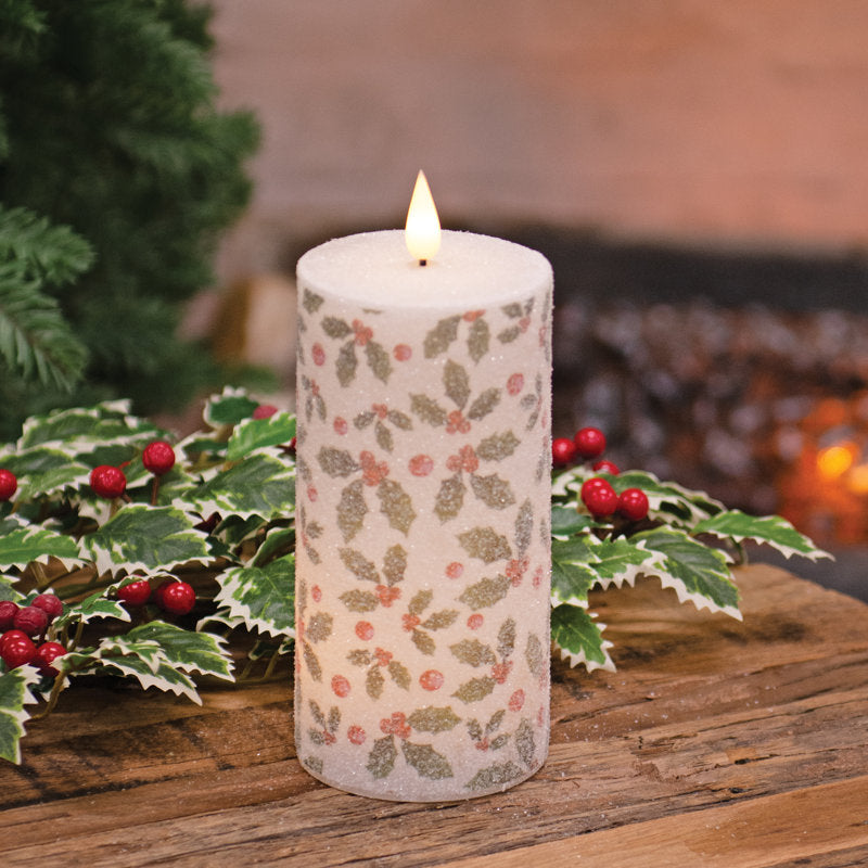 IMC electric antique bronze candle w/LED bulb and timer - set of 6