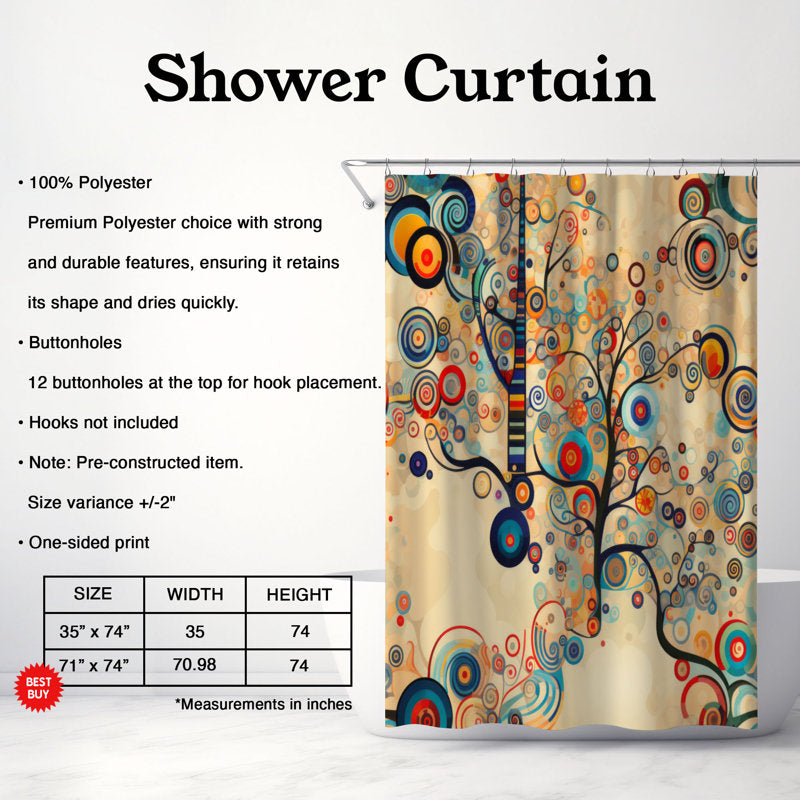 Sparkling Tree - Premium Shower Curtain