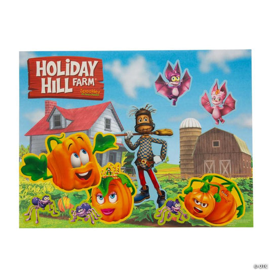 Spookley the Square Pumpkin™ Holiday Hill Farm Sticker Scenes - 12 Pc.