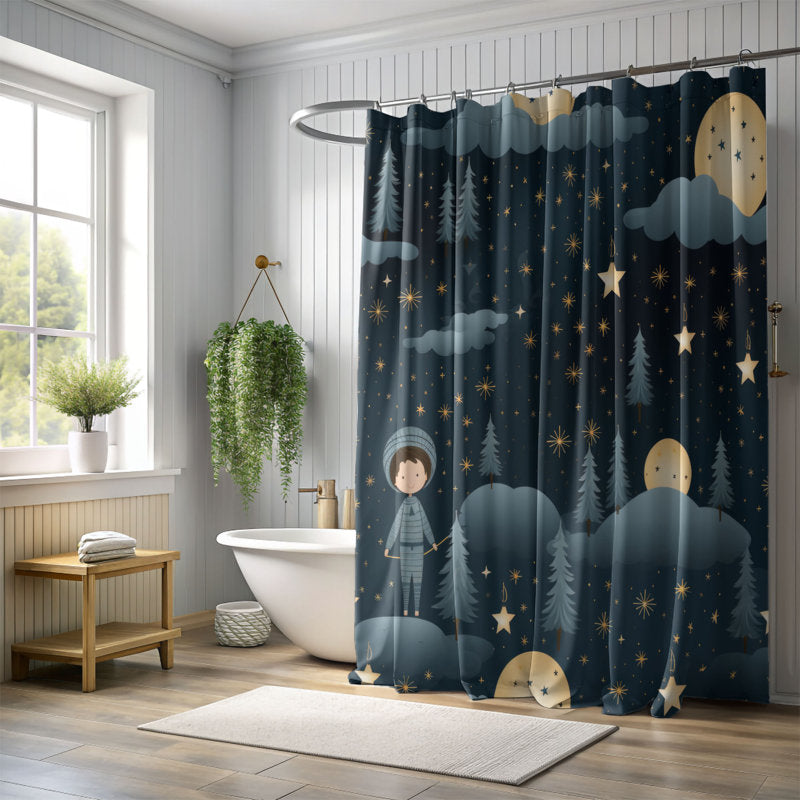 Starry Eve - Premium Shower Curtain