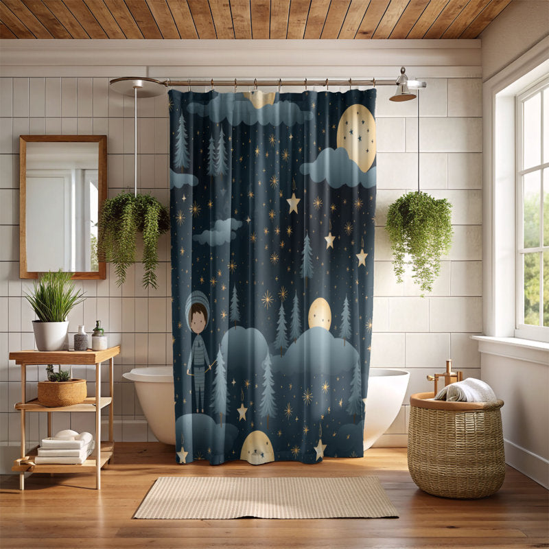 Starry Eve - Premium Shower Curtain