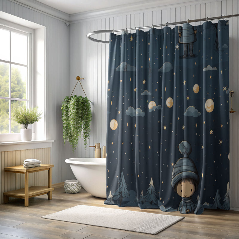 Starry Twilight - Premium Shower Curtain