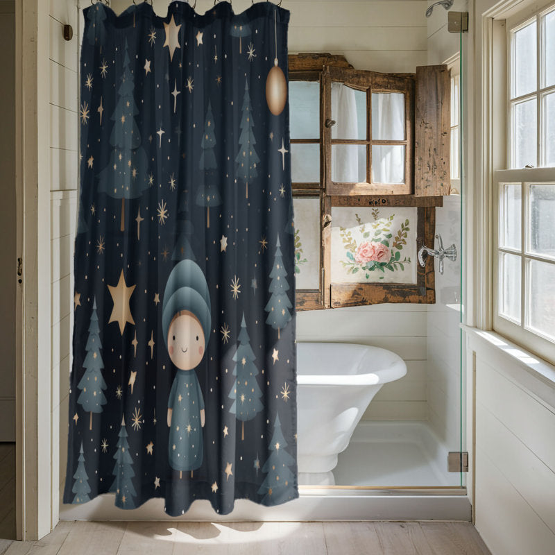 Starry Winter - Premium Shower Curtain