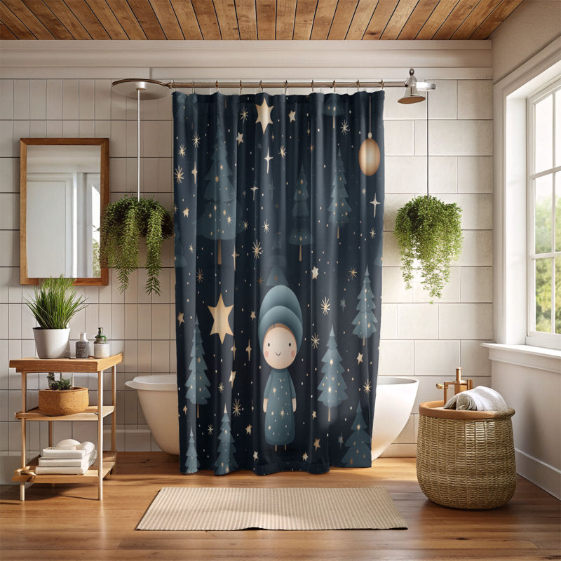 Starry Winter - Premium Shower Curtain