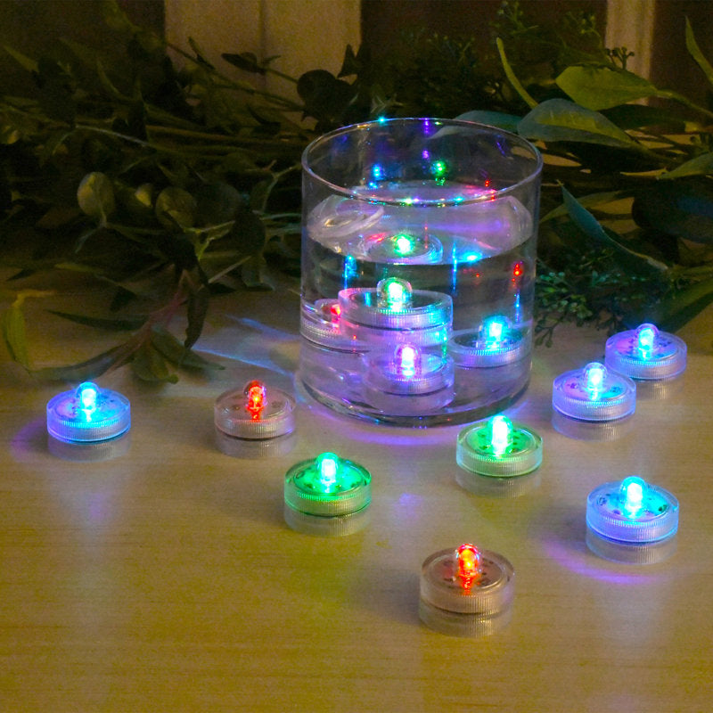Submersible Battery Operated Multi-Function LED Lights with Remote Control