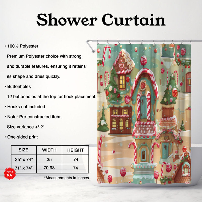 Sugar Shack - Premium Shower Curtain