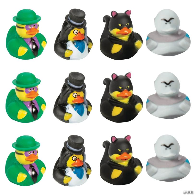 Super Villain Rubber Ducks - 12 Pc.