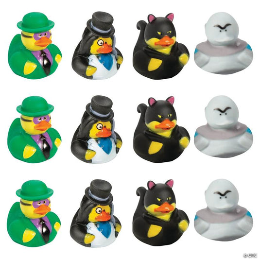 Super Villain Rubber Ducks - 12 Pc.