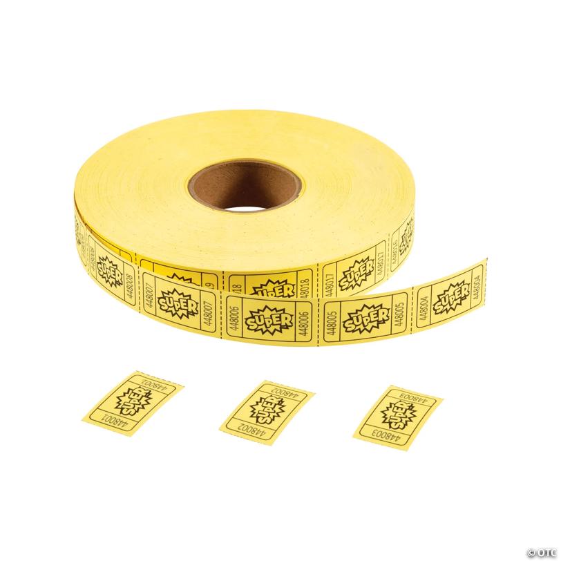 Superhero Incentive Roll Tickets | USA Decoration®