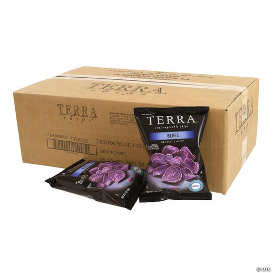 Terra Real Vegetable Chips Blue - 24 Pieces