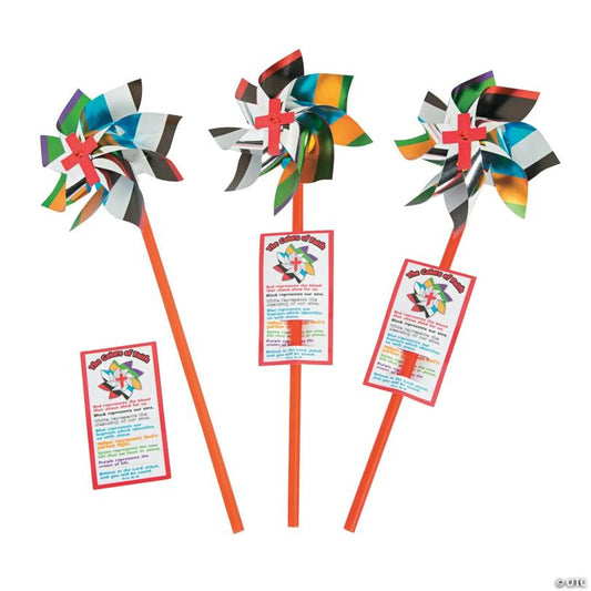 The Salvation Story Pinwheels with Card - 36 Pc.