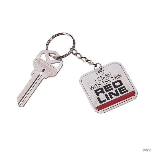 Thin Red Line Keychains - 12 Pc.