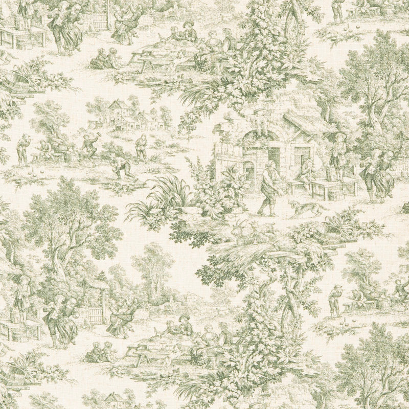Toile Christmas Stocking