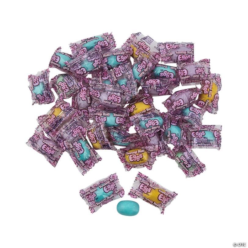 Tootsie Roll Eggs Easter Candy - 38 Pc. | USA Decoration®