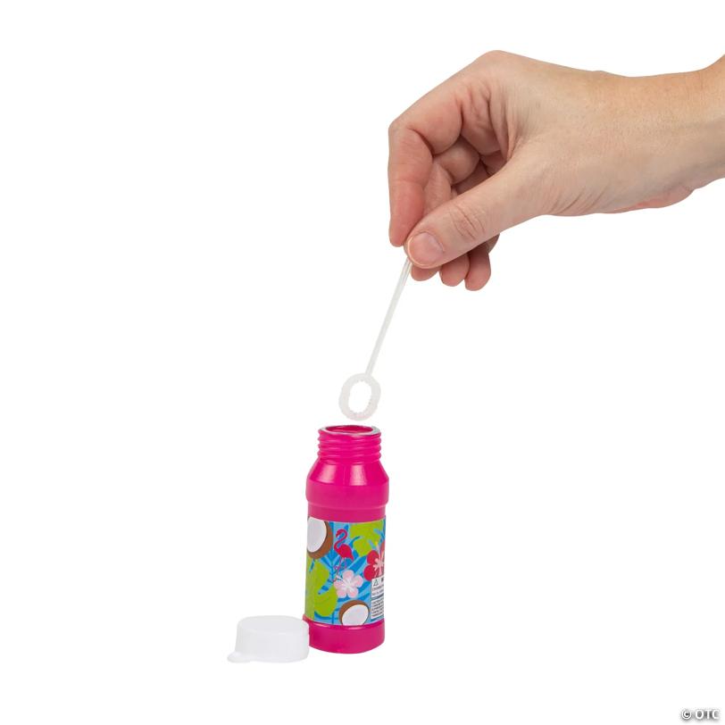 Tropical Bubble Bottles - 12 Pc.